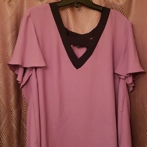 Purple blouse NWOT